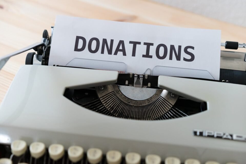Charity and Third Sector Corporate Communications. Image of typewriter by Markus Winkler