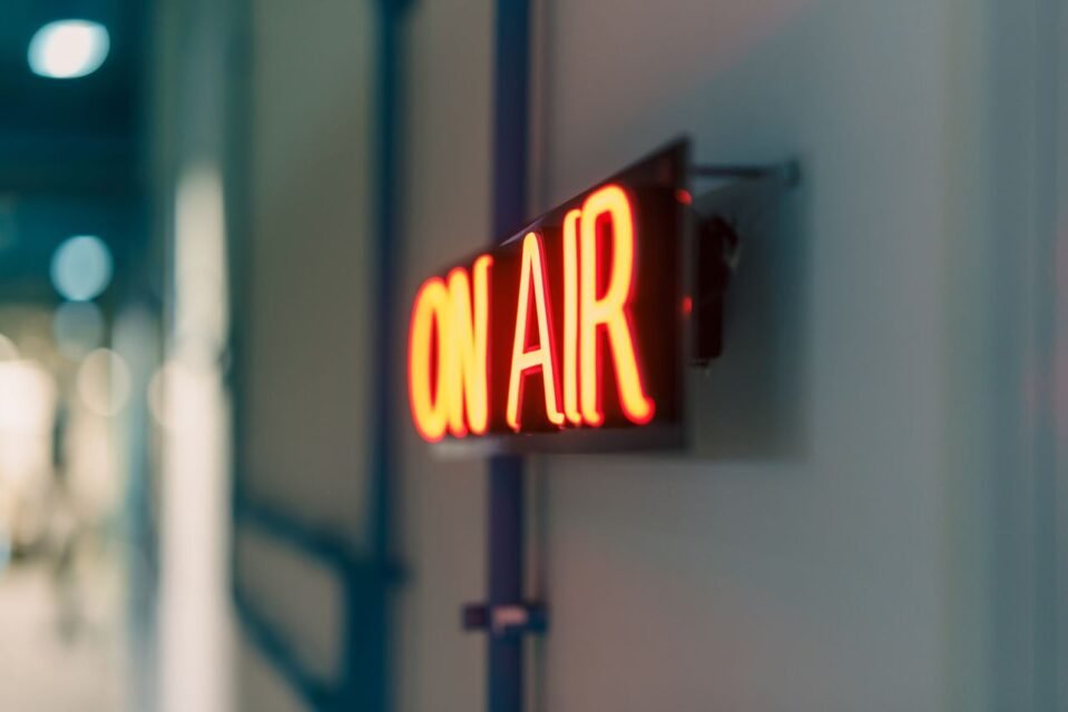 Media relations in the West Midlands. Image of On Air sign by Jakub Zerdzicki
