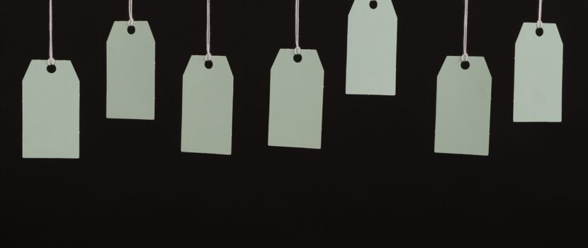 White label SEO, copywriting and corporate communications illustrated by an image of a plain white label by Anastasiya Doicheva